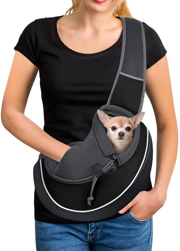 Portable Crossbody Pet Carrier for Women – Stylish & Comfortable Travel for Cats & Dogs - amazing bark 