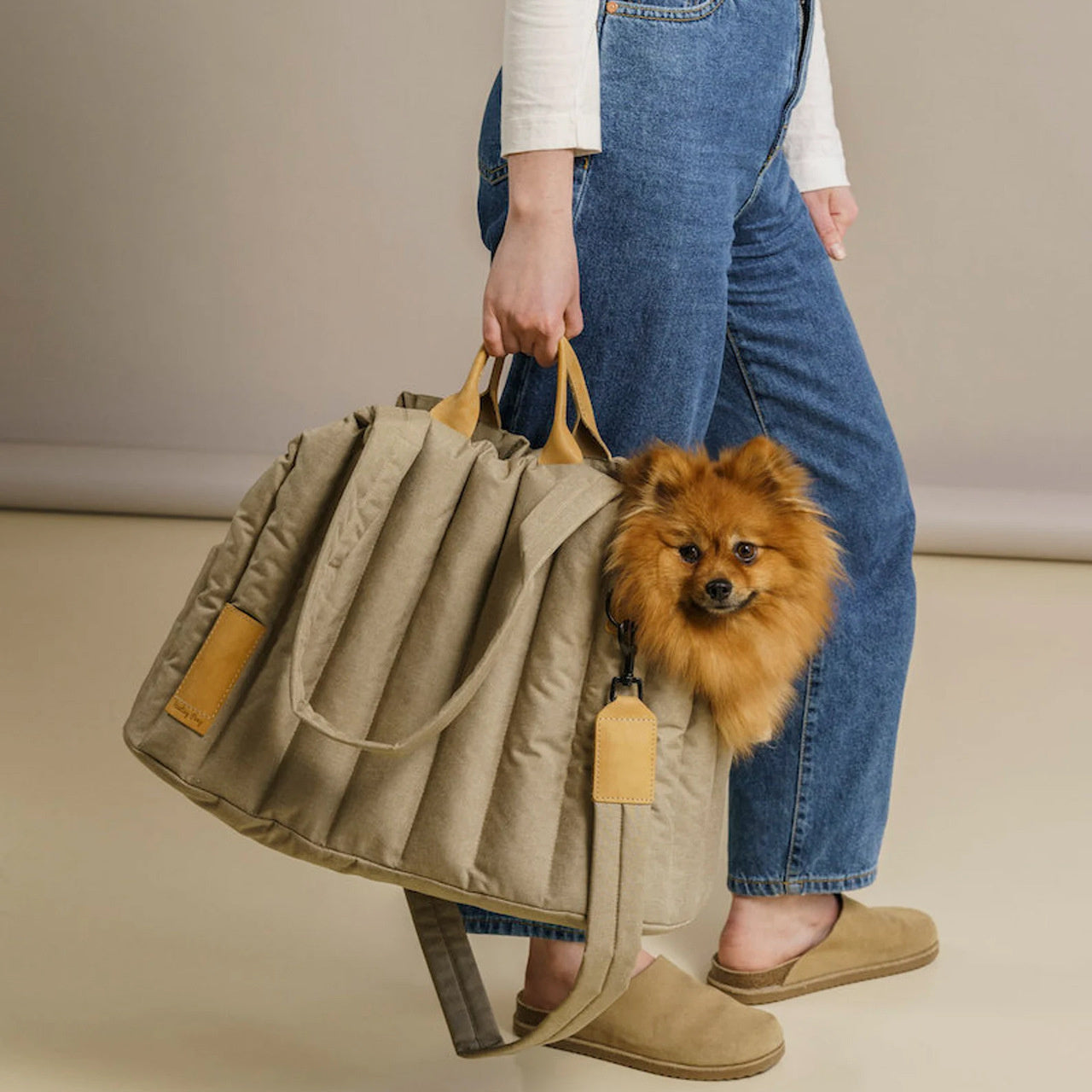 Travel in Style! Light Waterproof Pet Carrier Bag – Fashionable & Portable for Cats and Dogs - amazing bark 