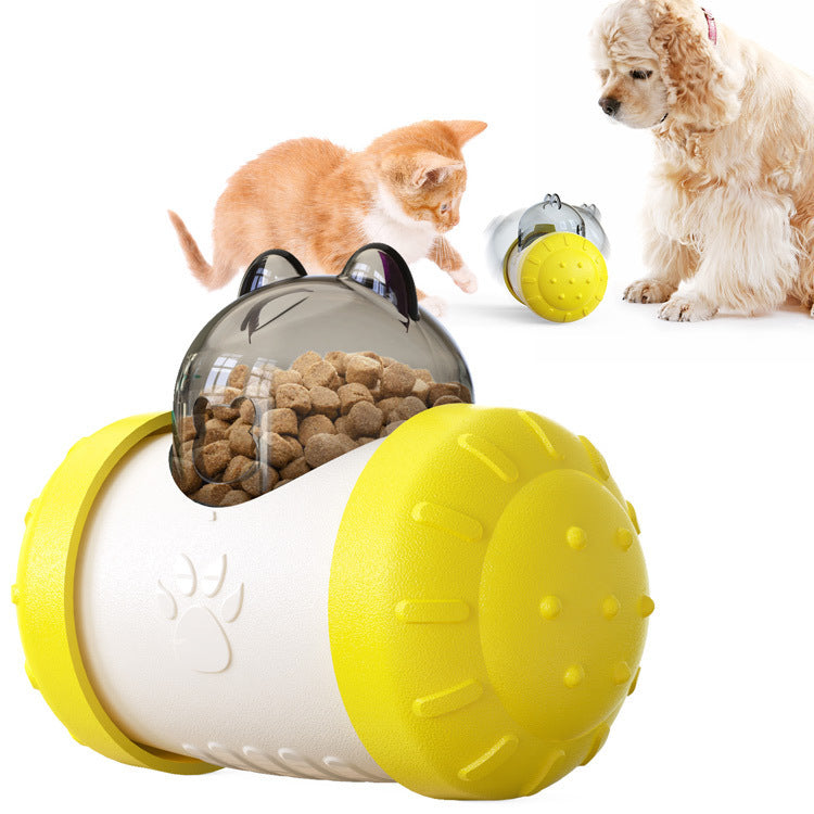 Fun & Engaging Food Dispensing Ball – Slow-Feeding Interactive Toy for Dogs & Cats - amazing bark 