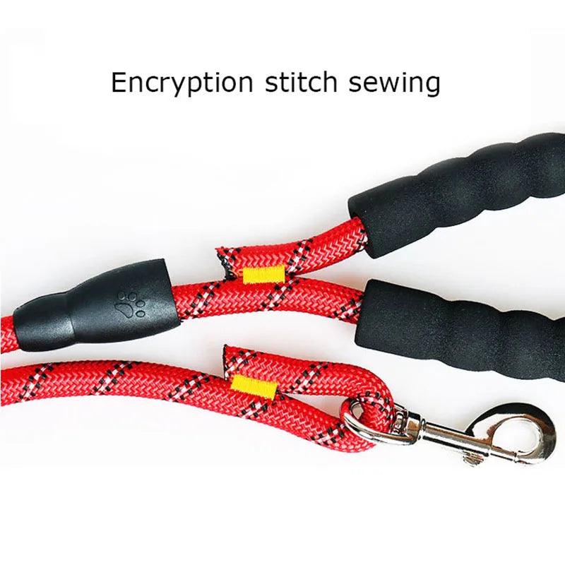 Stay in Control! Reflective Dog Leash with Padded Handle - amazing bark 