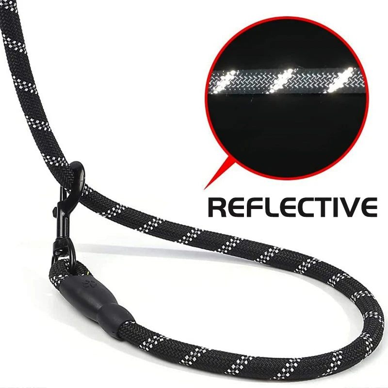 Stay in Control! Reflective Dog Leash with Padded Handle - amazing bark 