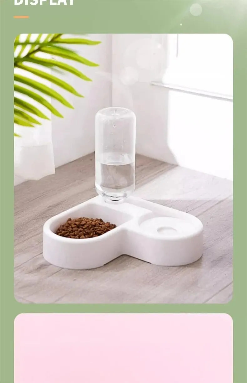 Double Delight! Pet Food & Water Bowl Set – Perfect for Cats and Small Dogs - amazing bark 