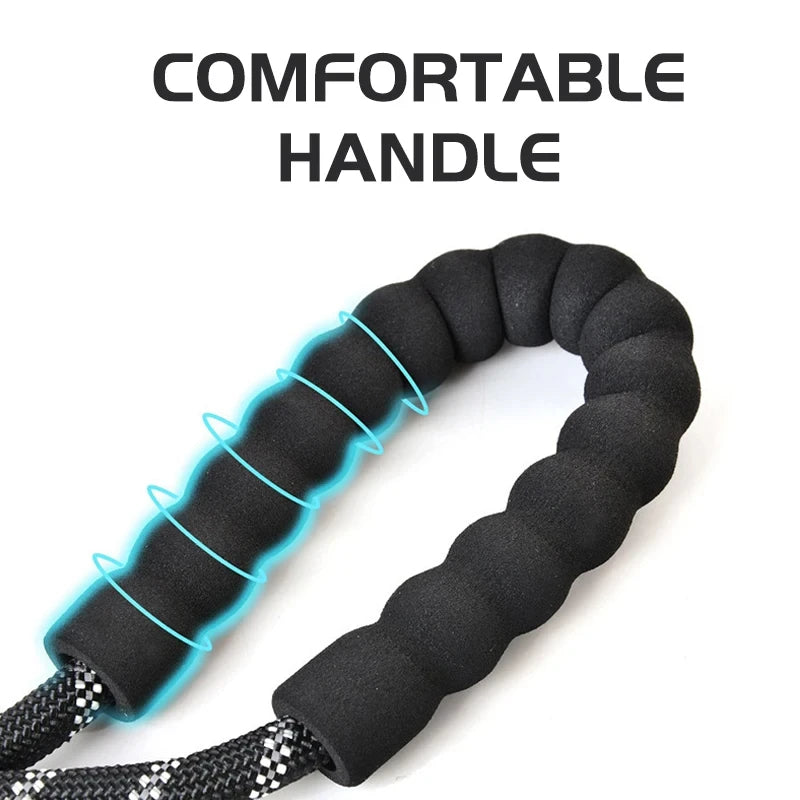 Stay in Control! Reflective Dog Leash with Padded Handle - amazing bark 