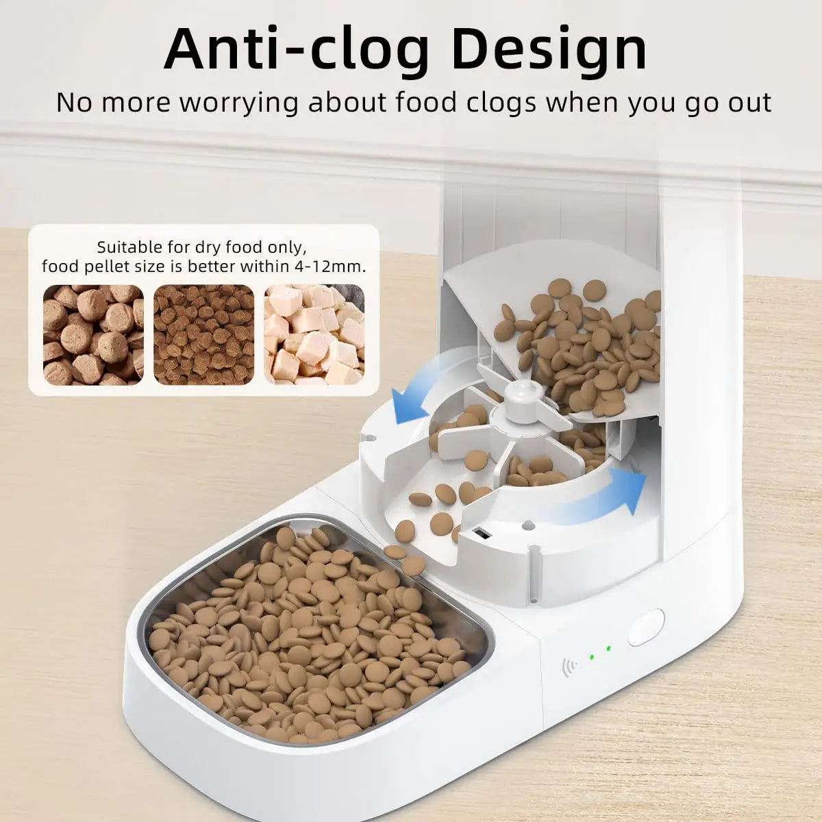 ROJECO WiFi Smart Feeder – Feed Your Pet Anytime, Anywhere with a Tap! - amazing bark 