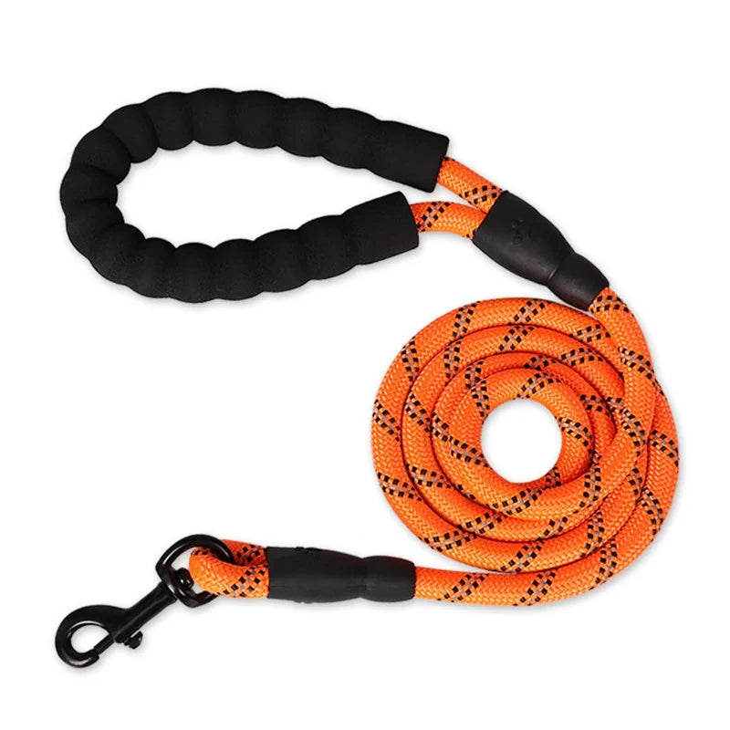 Stay in Control! Reflective Dog Leash with Padded Handle - amazing bark 