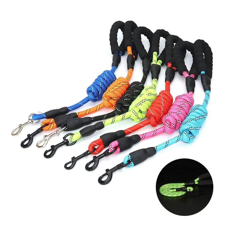 Stay in Control! Reflective Dog Leash with Padded Handle - amazing bark 