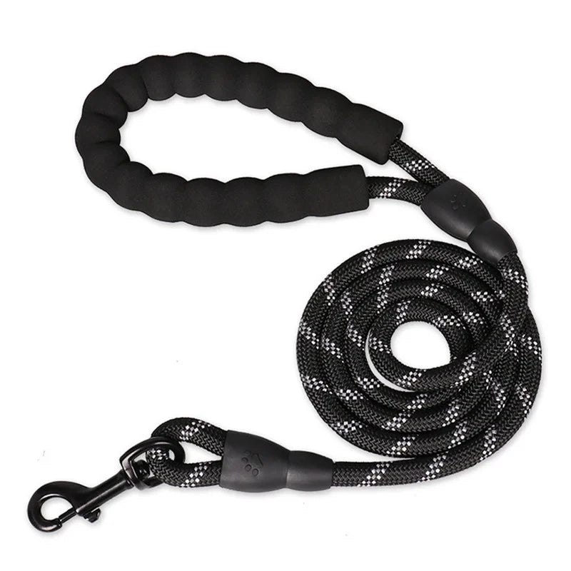 Stay in Control! Reflective Dog Leash with Padded Handle - amazing bark 