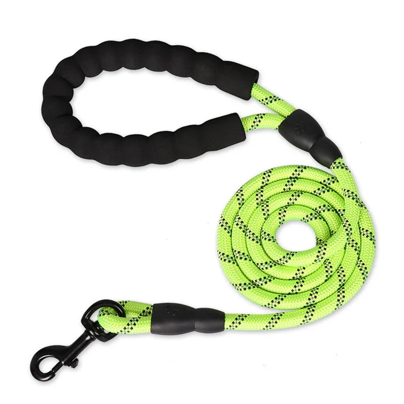 Stay in Control! Reflective Dog Leash with Padded Handle - amazing bark 