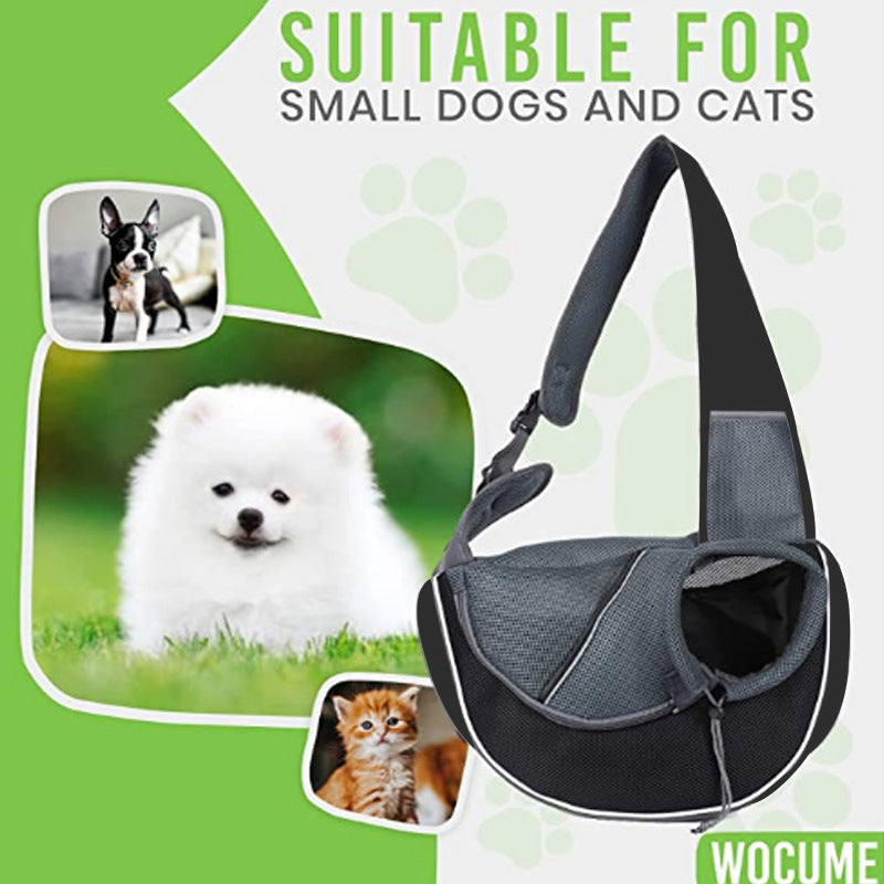 Portable Crossbody Pet Carrier for Women – Stylish & Comfortable Travel for Cats & Dogs - amazing bark 