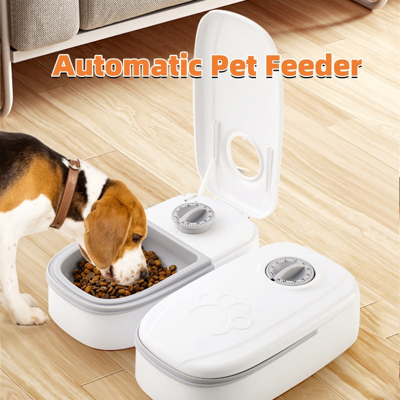 Smart Automatic Pet Feeder with Timer – Hassle-Free Mealtime for Cats & Dogs - amazing bark 