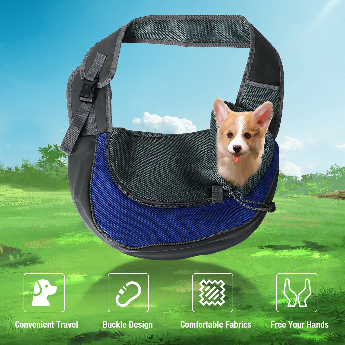 Take Your Pup in Style! 404 POPMARKET Dog Carrier Shoulder Bag - amazing bark 