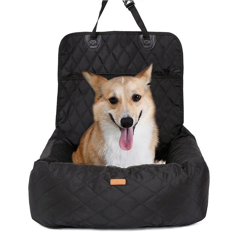 Snuggle & Ride! 2-in-1 Foldable Pet Bed & Car Seat for Cozy Travels - amazing bark 